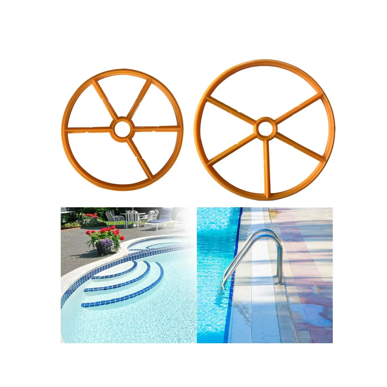 Pool Spider Gasket High Durability Silica Gel Replacement Gasket Sand Filter Part for Pool Spa Top Mount