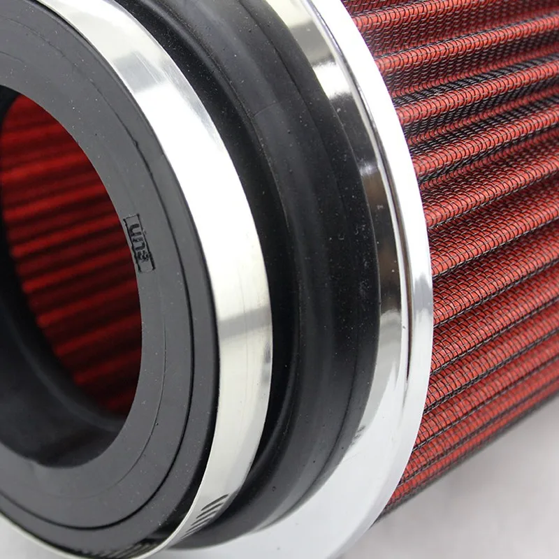 Accessories and PartsCar Intake Modification High Flow Air Filter 76MM/90MM100MM Caliber Mushroom Head