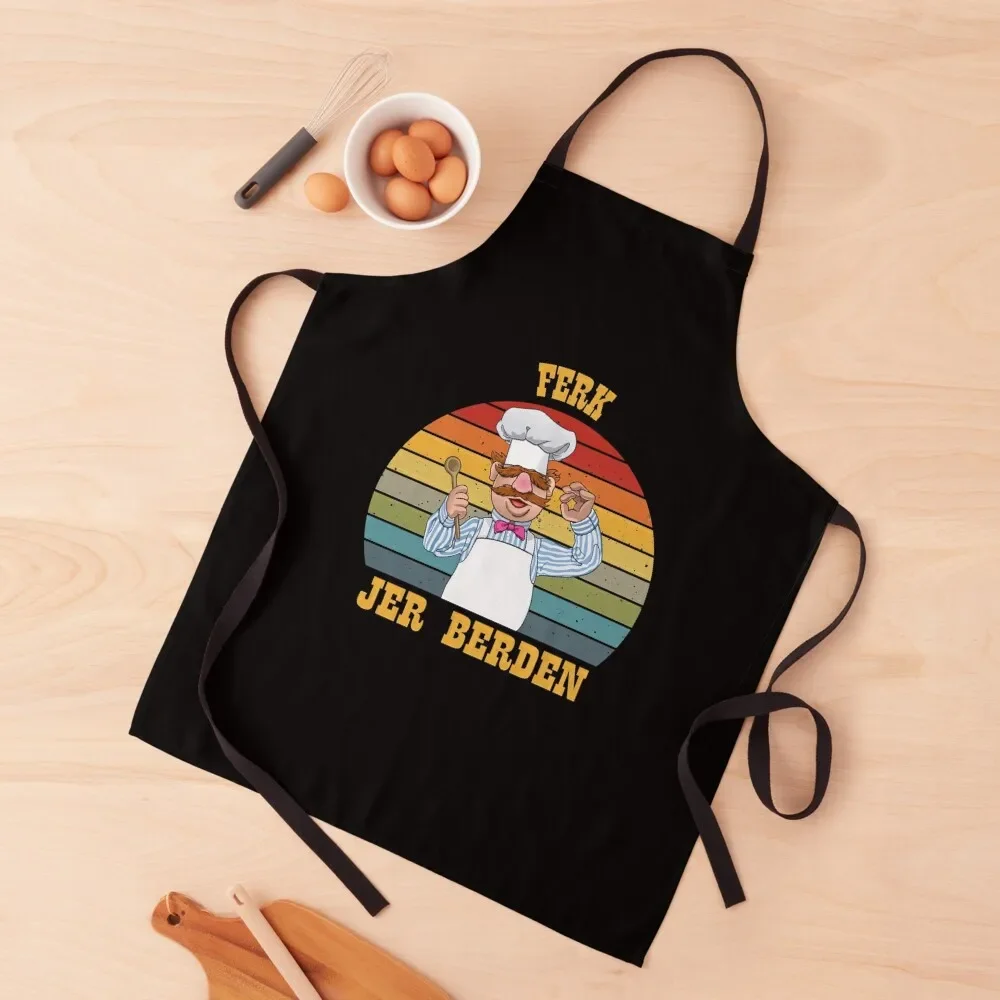 Ferk Jer Berden chef Apron Kitchen Special Accessories work ladies Apron