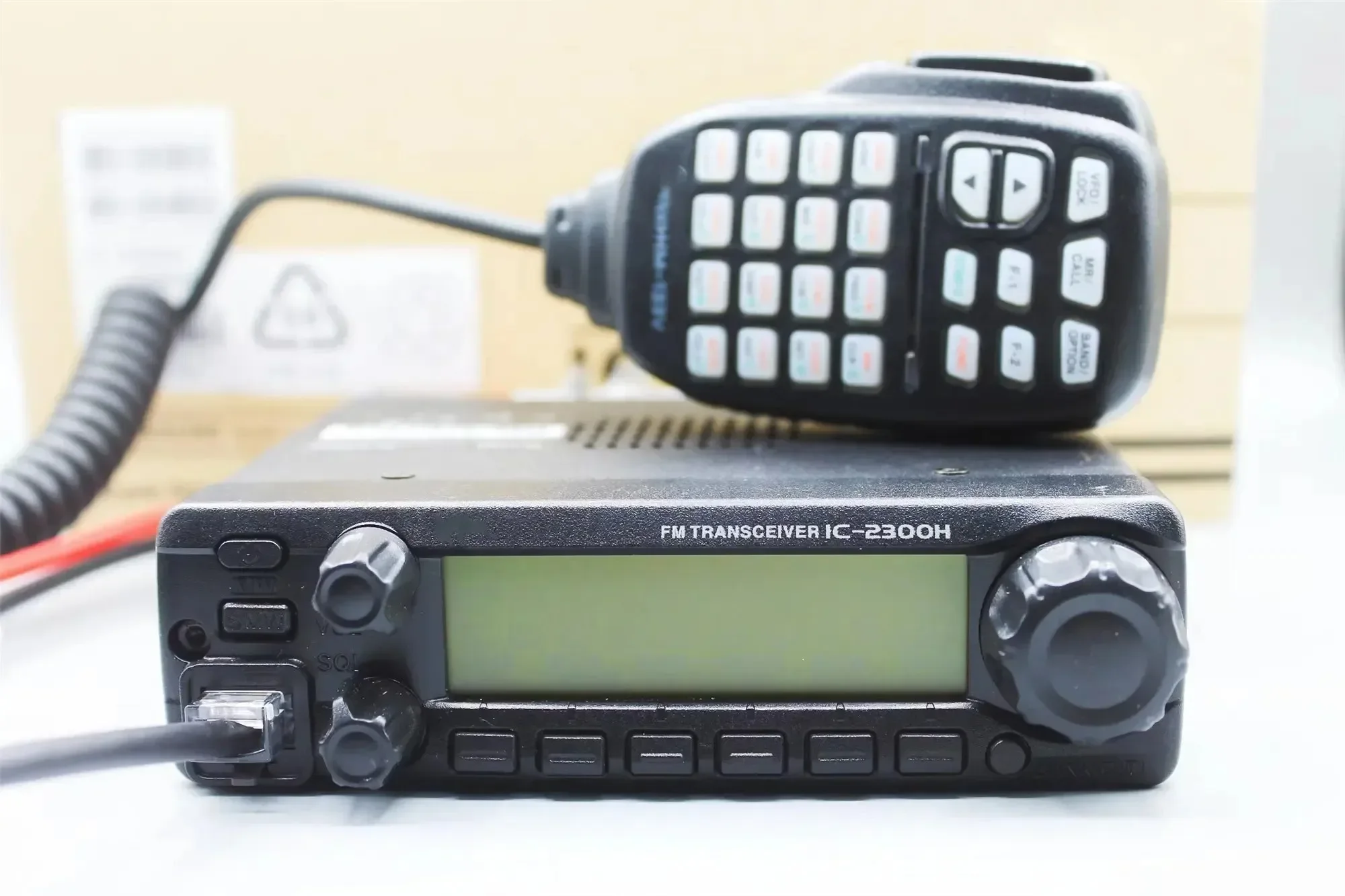Best sell 65W IC-2300H VHF 136-174Mhz FM Transceiver High Waterproof Mobile Car Radio Walkie Talkie Vintage IC 2300H Long Ra