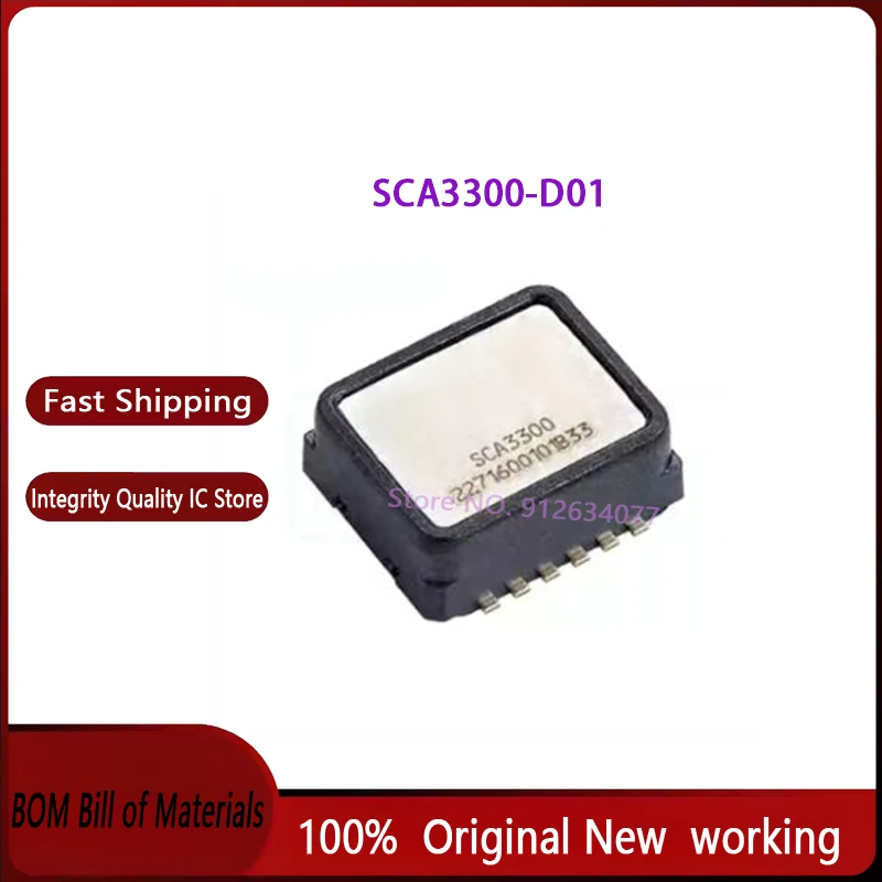 1~100pcs/lot SCA3300-D01 SCA3300 SMD12 X,Y,Z - Attitude Sensor/Gyroscope