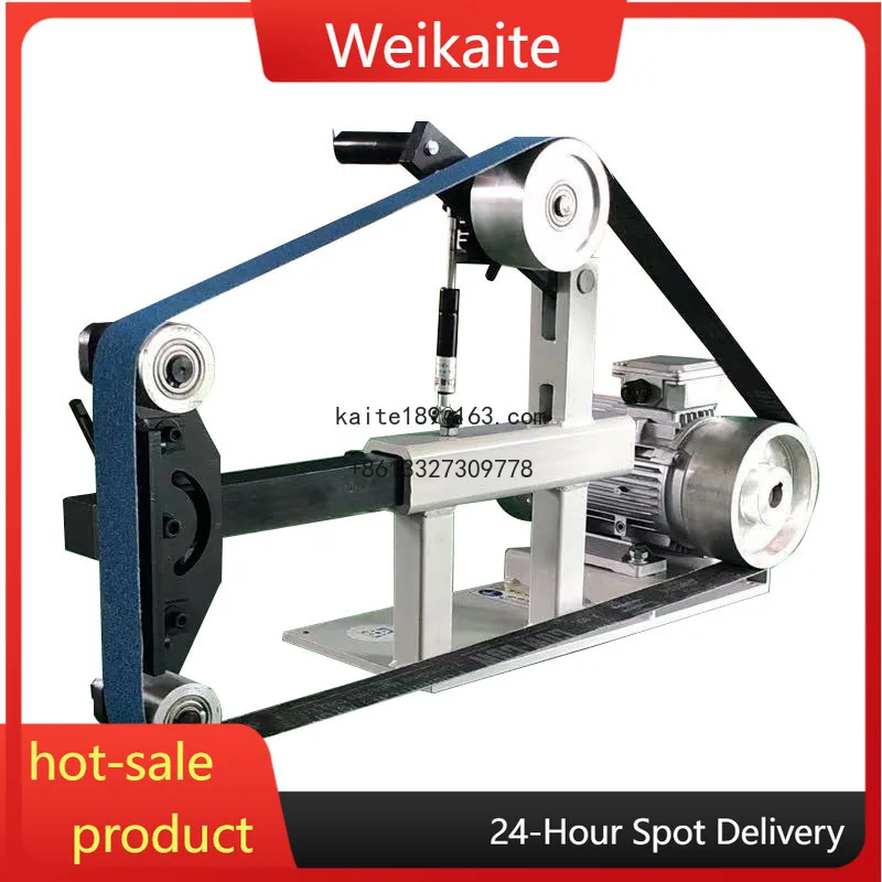 

Automatic Metal Sanding Belt Machine Multifunctional Belt Grinder Machine for Deburring and Polishing Metal Knife Parts