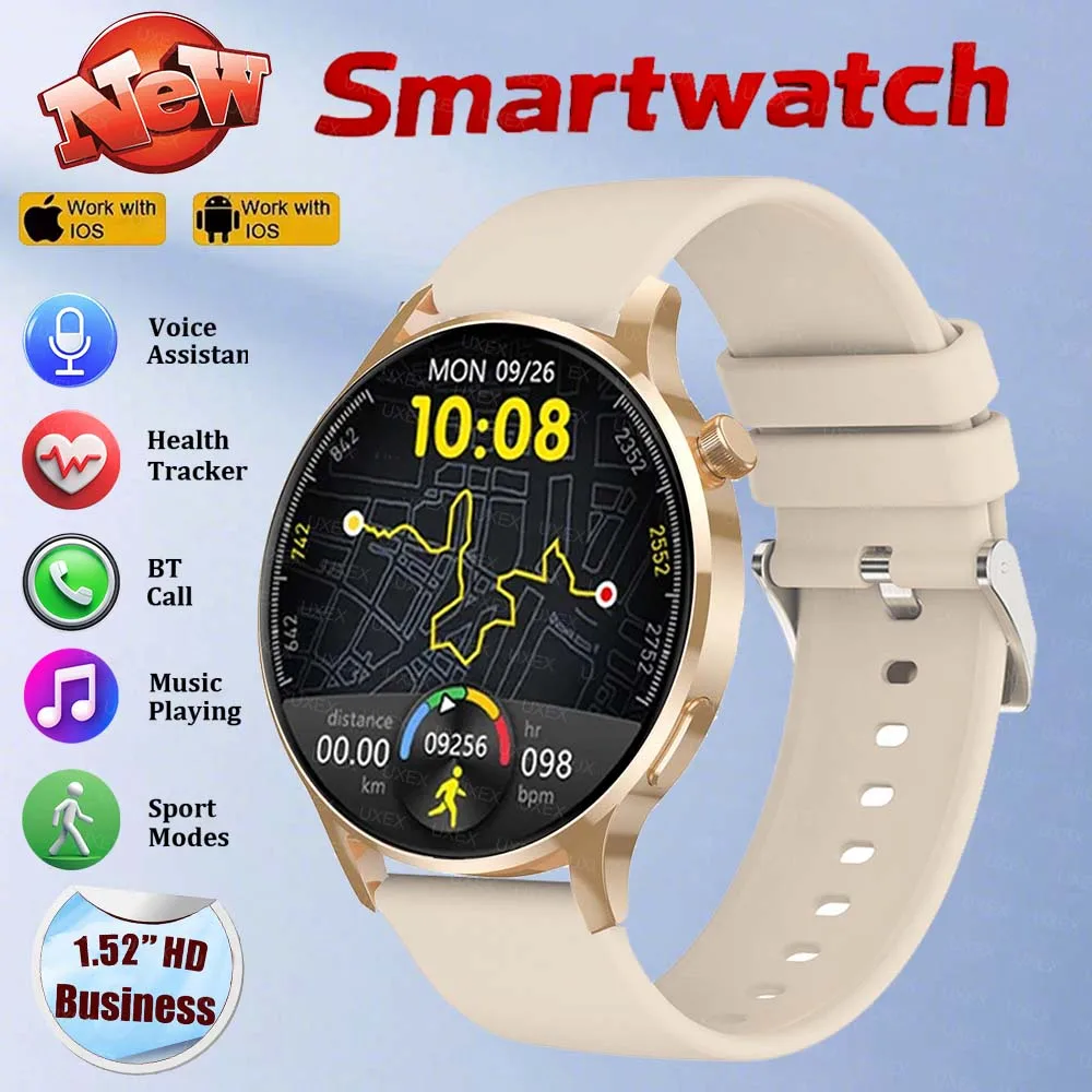 

Exercise Commercial Smartwatch Men 1.52” Inch Bluetooth Call Surprise Gift Diy Faces Health Tracker Custom Photo Watches Women
