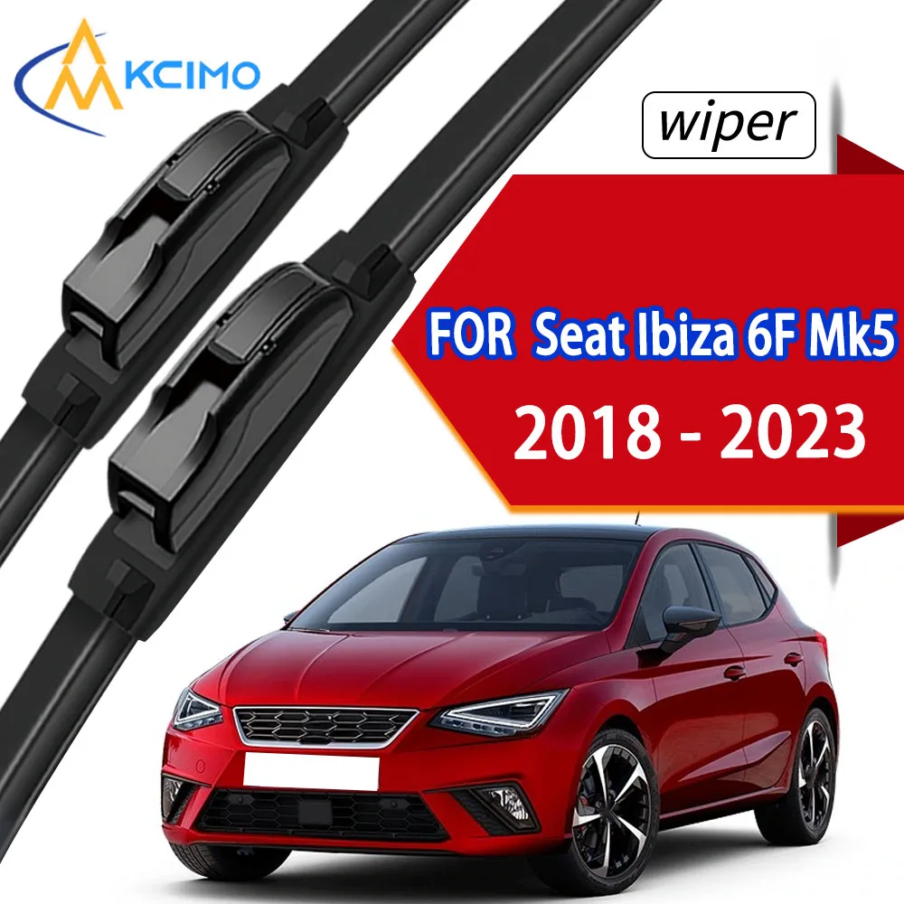 

2Pcs Front Windshield Wiper Blades For Seat Ibiza 6F Mk5 2018 - 2023 High Quality Durable Rubber Windscreen Wipers Accessories