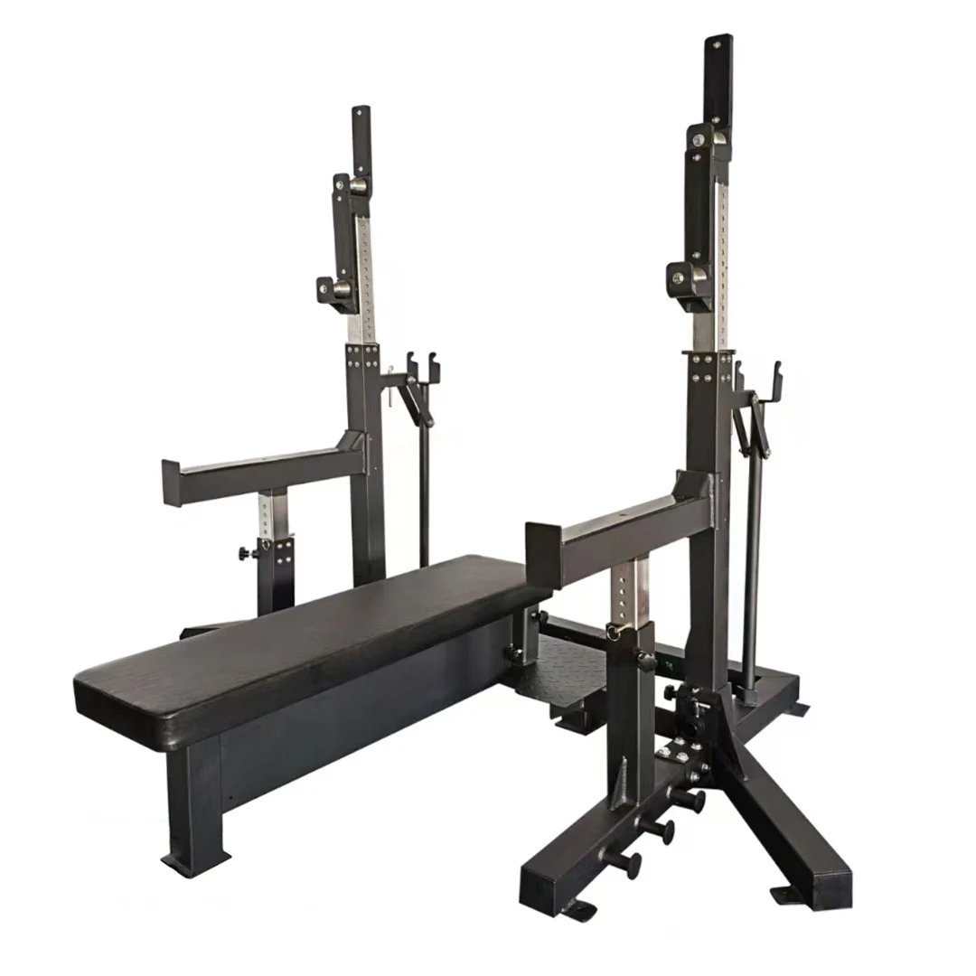 Gym Equipment Heavy Duty Strength Training Competition Squat Bench Press Powerlifting Combo Rack