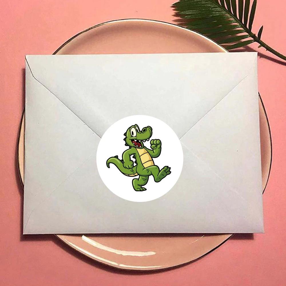 Новинка, 500 шт., 1 дюйм, ярлык для фотоальбома с мультяшным оформлением, декоративная наклейка для школьного вознаграждения, Детские канцелярские принадлежности