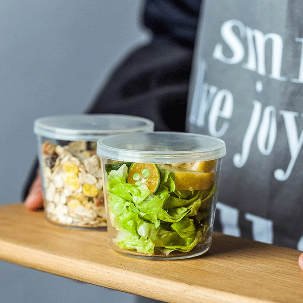 

3 шт., прозрачные стеклянные миски для фруктового салата, прозрачные миски, домашний ресторан, закуски, десерт, сервировочное блюдо, фруктовая миска