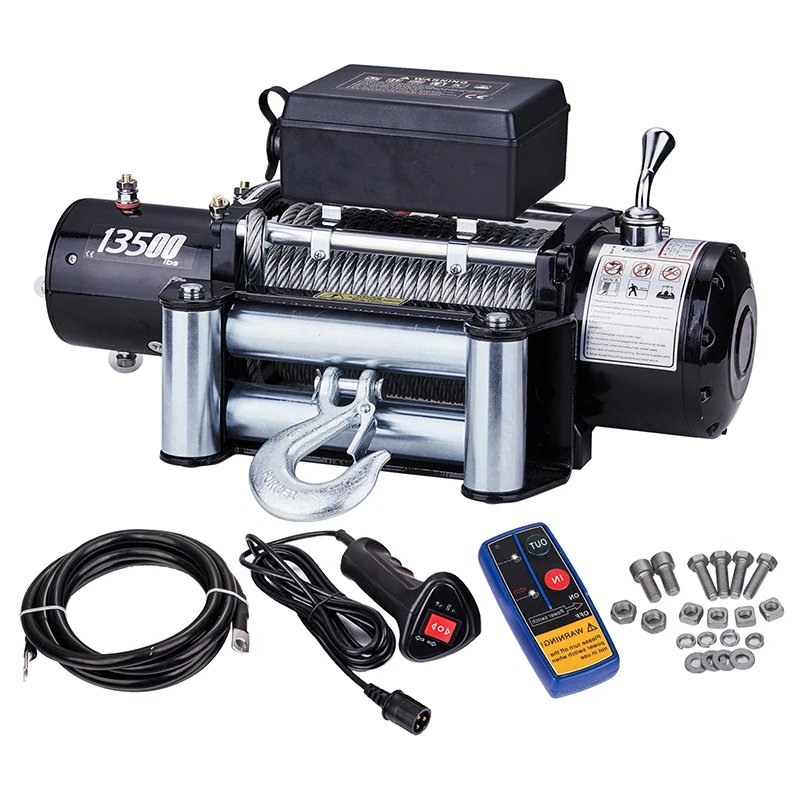 Electric Winch Steel/Synthetic Rope 3000~13500LBS 12V ATV Boat 4x4 Recovery Off-road vehicle modified