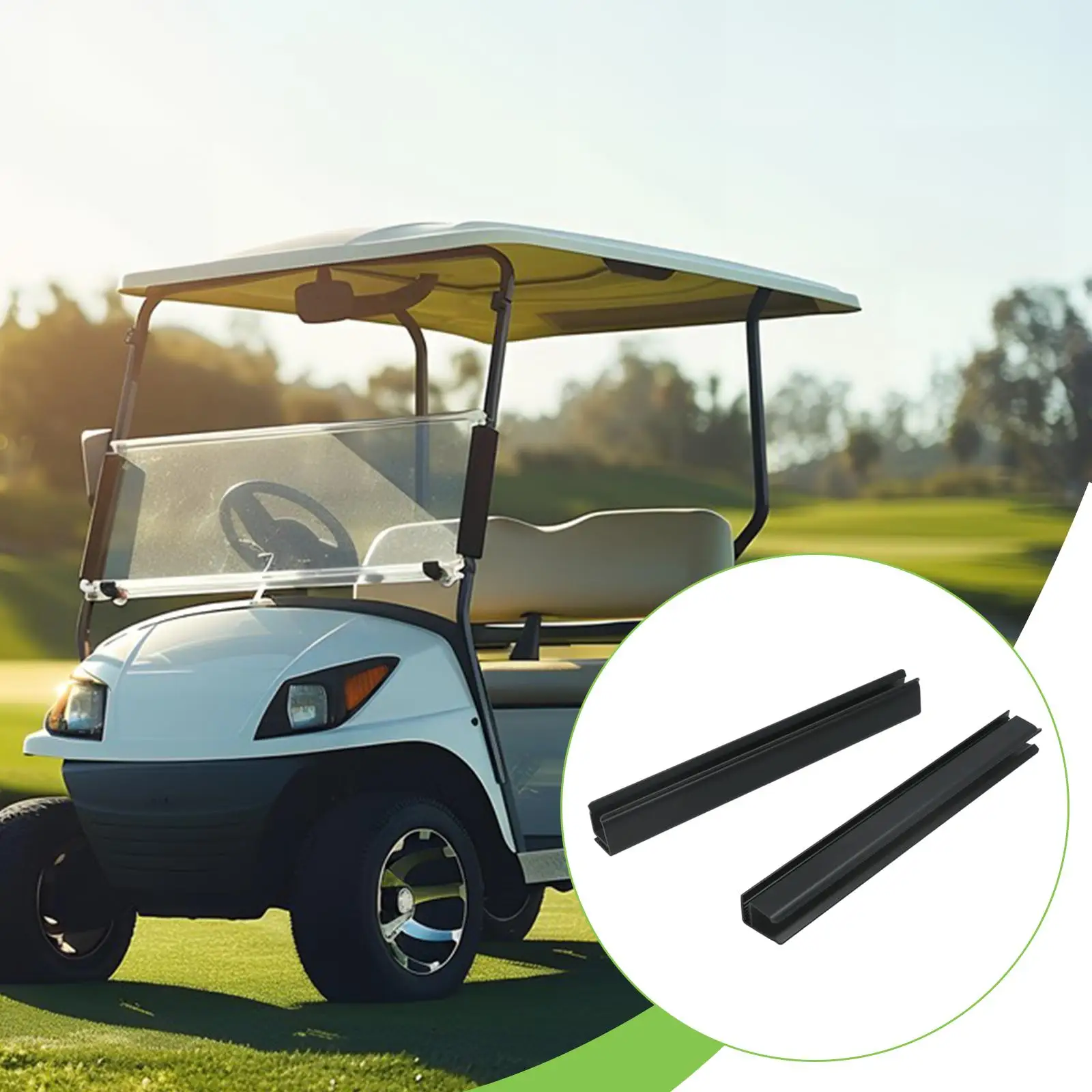 مشابك الزجاج الأمامي لعربة الجولف وشاح ملحقات عربة رياضية احترافية للاستخدام الخارجي #1