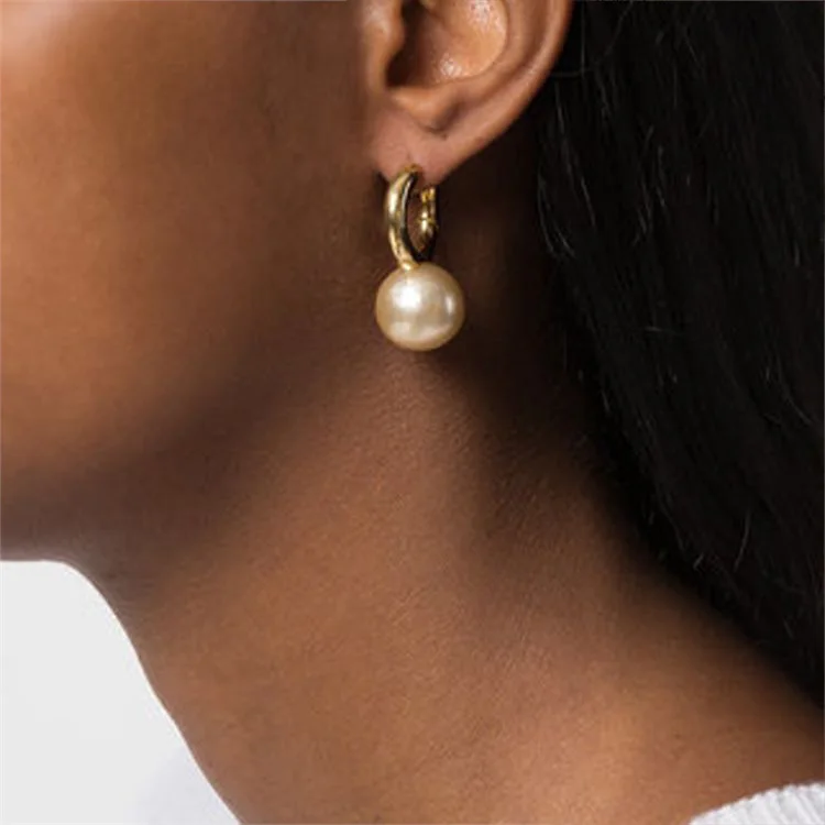 

Jenny&dave Pearl Earrings Brass 18k Pearl Earrings Earrings Earrings For Women Jewelry Earrings Women's Earrings Ear Cuffs