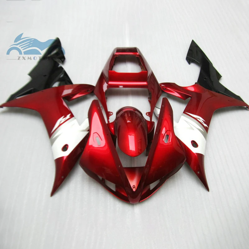 

Free Custom ABS motorcycle fairing Kits fit for YAMAHA 2002 2003 YZFR1 02 03 YZF R1 sports fairings black red body parts RG32