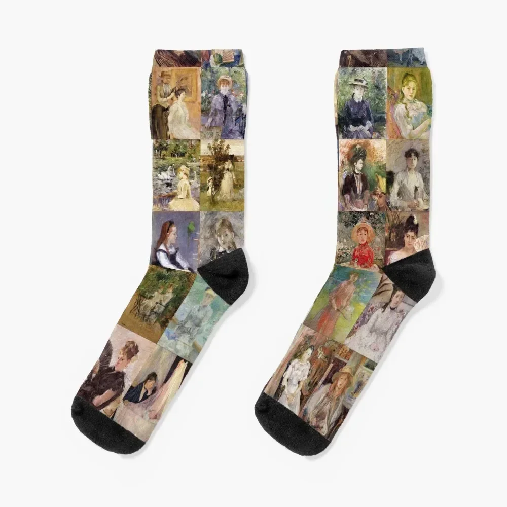 

Berthe Morisot Socks retro Christmas essential winter Man Socks Women's