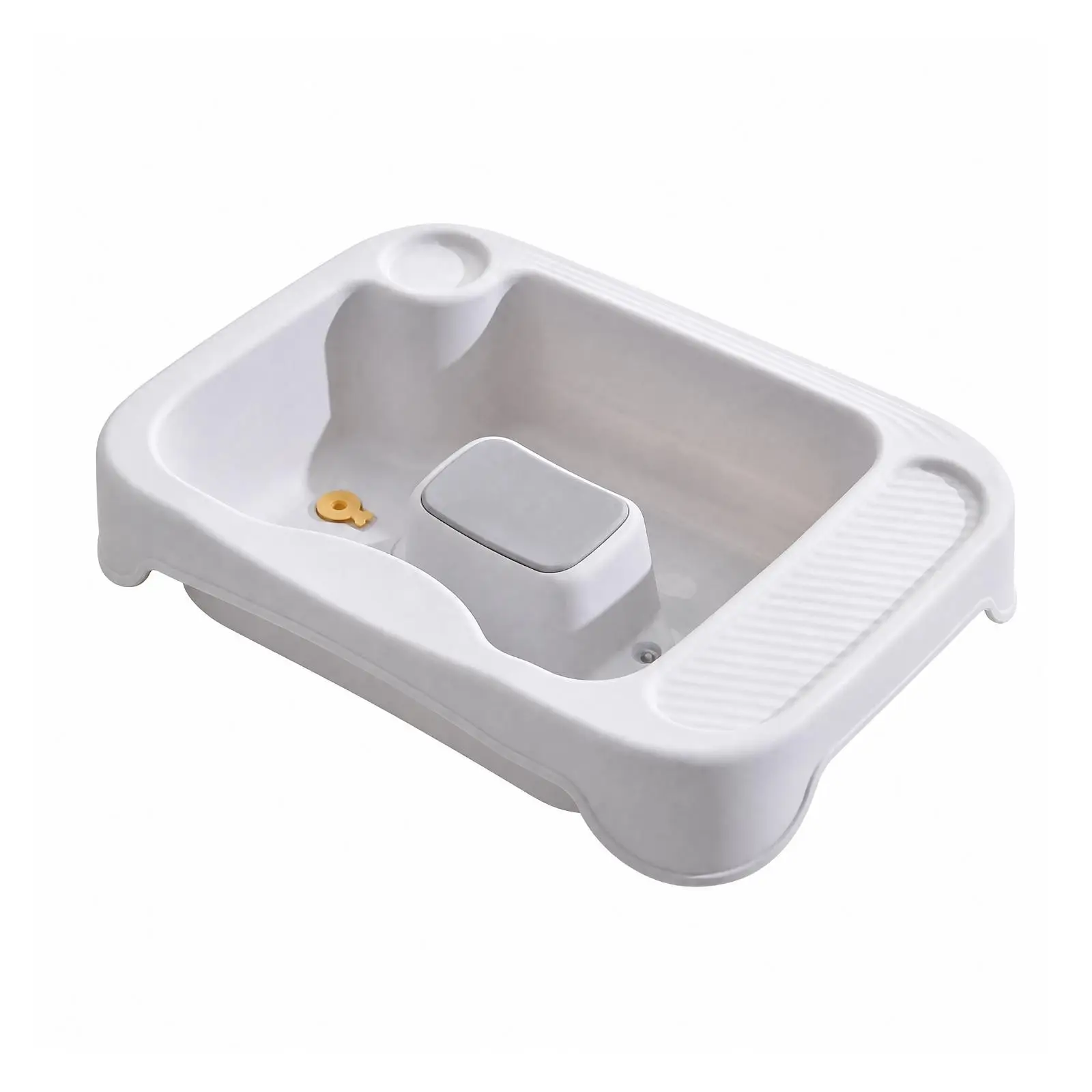 Recliner Hair Wash Basin with Neck Pad for Home Use Portable Shampoo Sink for Bedridden People Disabled Caregiving
