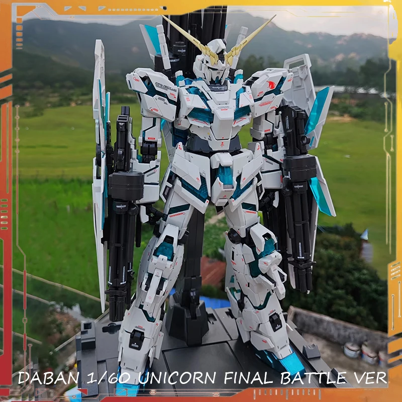 

Daban PG Unicorn Fighter Final Battle Ver. Набор моделей в масштабе 1/60, единорог U.C.0096, аниме-фигурка, декор комнаты, подарок на день рождения