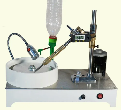 

Gem Faceting Machine Jade Stone Angle Machine Jewelry Polisher Flat Grinder Speed Adjustable 1800RPM Y