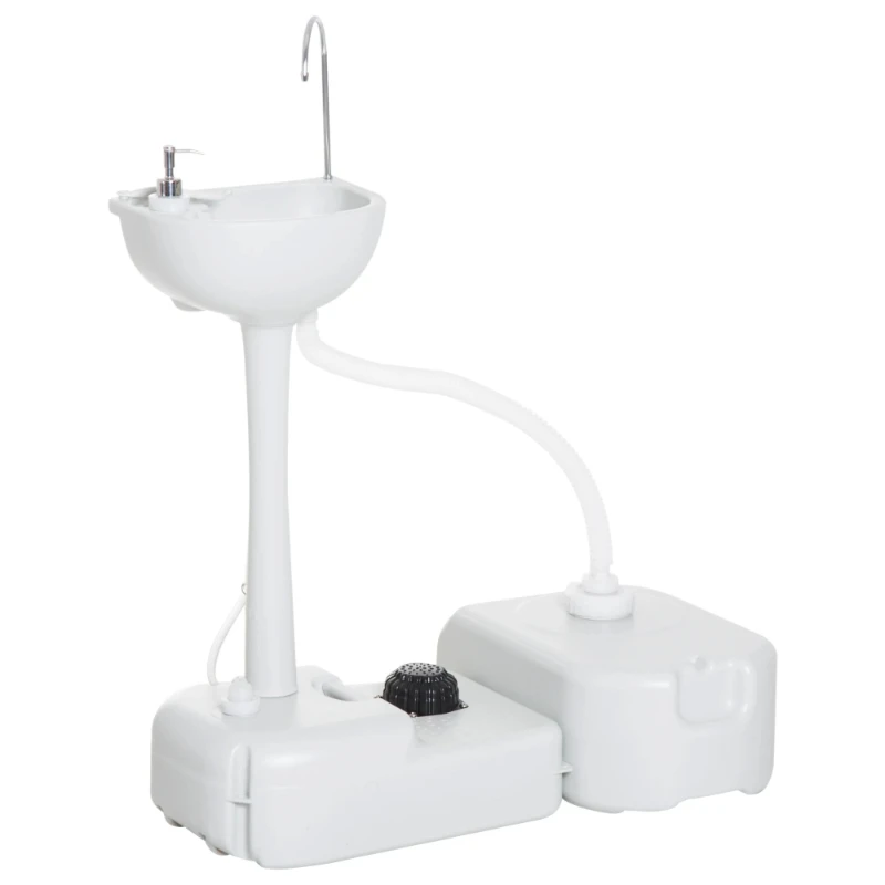 Outdoor Camp Hand Sink Removable Hand Washing Basin Sanitary Ware Recovery Tank
