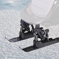2x Snow Sledge Board Beach Skateboard Winter Snow Sled Scooter Sledge Accessories for Balancing Bike Scooter Disabled Wheelchair