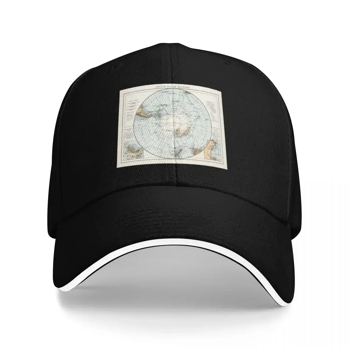 2026 Vintage Map of Antarctica (1900) Baseball Cap hats on offer Sunhat Men's Hats Women's