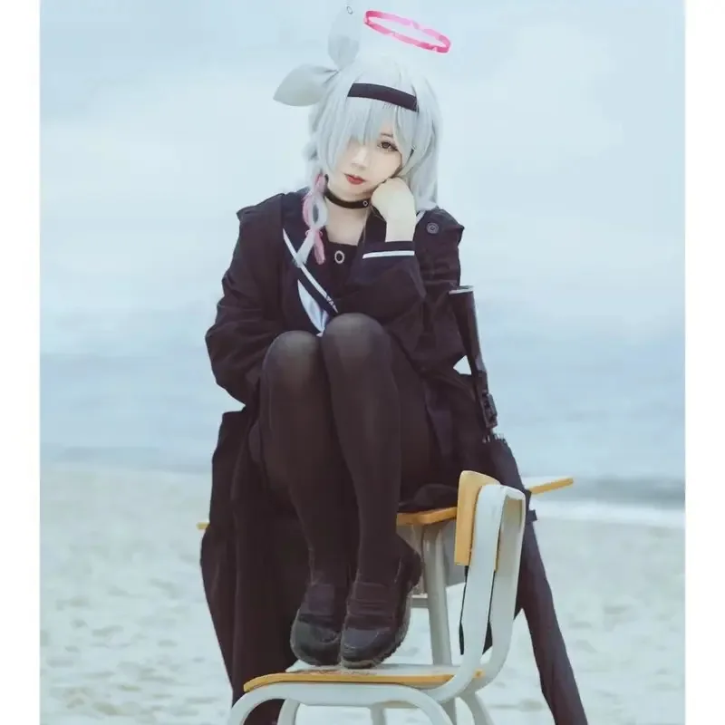 

Арховной костюм AAA 2025, одежда «Плана», черная униформа Arona Sunspot JK, синий файл, милый косплей