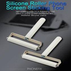 Rouleau universel en Silicone pour iPad, iPhone, tablette de téléphone Android, protecteur d'écran LCD, collage OCA, outil de nettoyage de la poussière