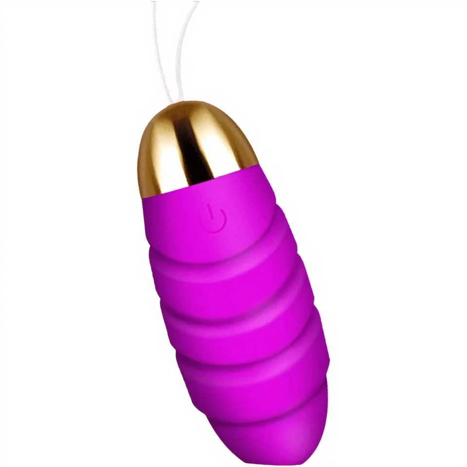 Rechargeable 10-frequency Strong-vibration Silent Wireless Remote Control Silicone G-spot Vibrator Adult Toy For Women