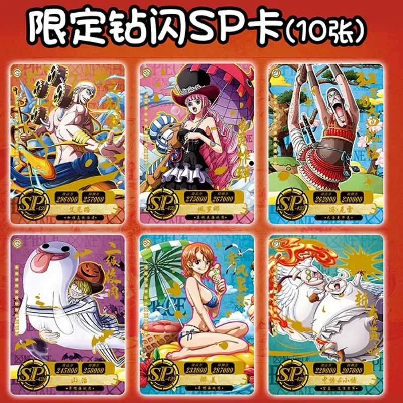 Full Set ONE PIECE Character Card Luffy Zoro Nami Game Hobby Collectibles Cards for Child Gifts Toys