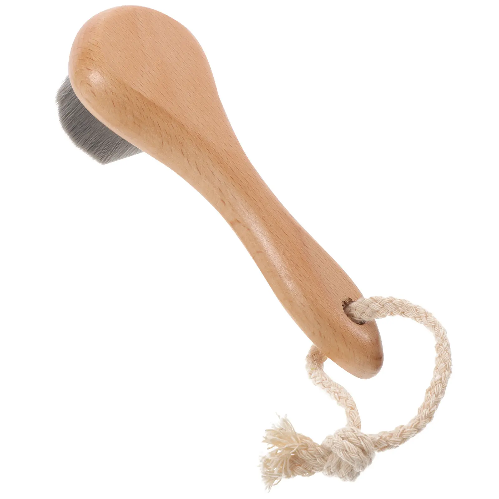 

Нано-щетка для лица с длинной ручкой, отшелушивающая, с фибровыми щетинками, для глубокого очищения, инструмент для ухода за кожей, эксфолиатор для лица