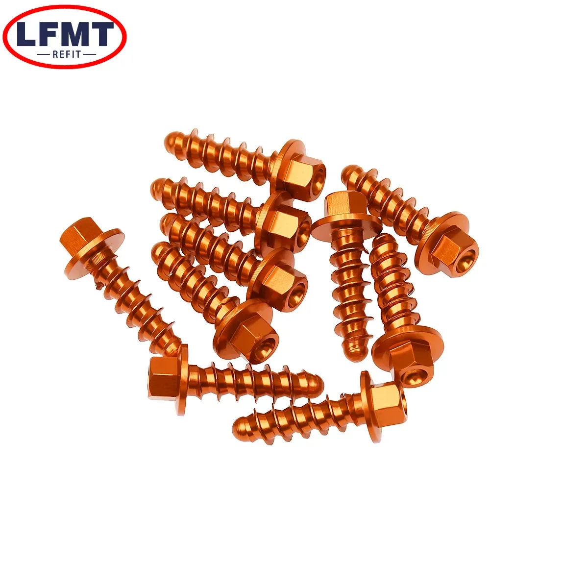 Kit de tornillos autorroscantes para motos de cross, 10 Uds., para KTM 125-300 350 400 450 530CC SX SXF XC XCF EXC EXCF XCW TPI, seis días 2004-2023