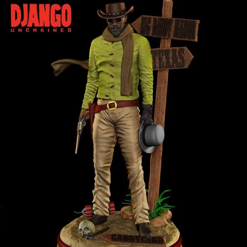 Django Resin Figures 1/24 Scale 75mm  Assemble Model Kit Unassembled and Unpainted Diorama Toys Free Shipping