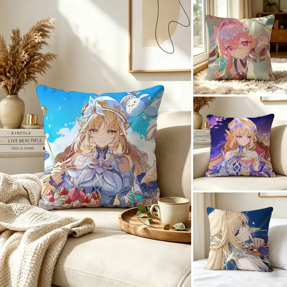 Nicole Reeyn Genshin Version 6.6 Pillow Case for Sofa Living Room Home office Decor Protective Cover