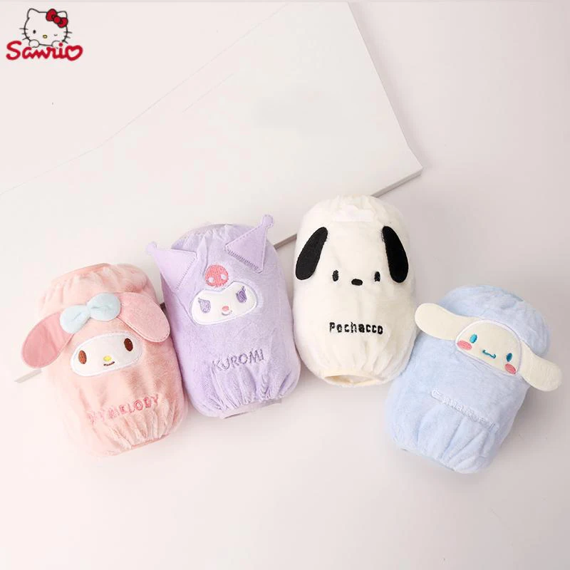 Anime Cartoon Sanrios Accessories Kuromi Cinnamoroll My Melody Kawaii Cute Girl Sleeve Home Anti-Dirty Sleeve Children's Gifts