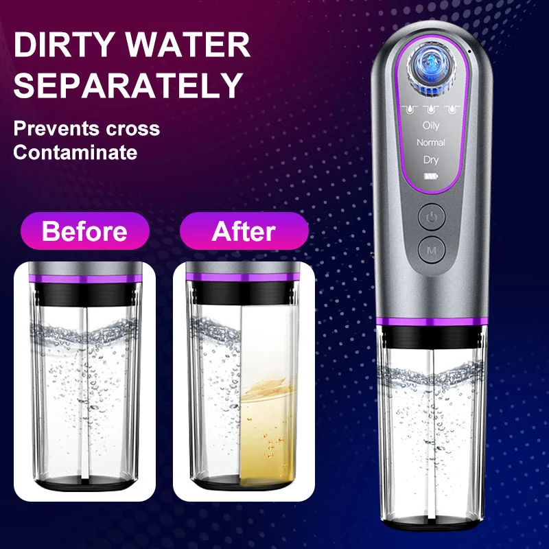 Home Use Electric Bubble Blackhead Remover Vacuum Portable Pore Facial Nose Cleaner  Tool