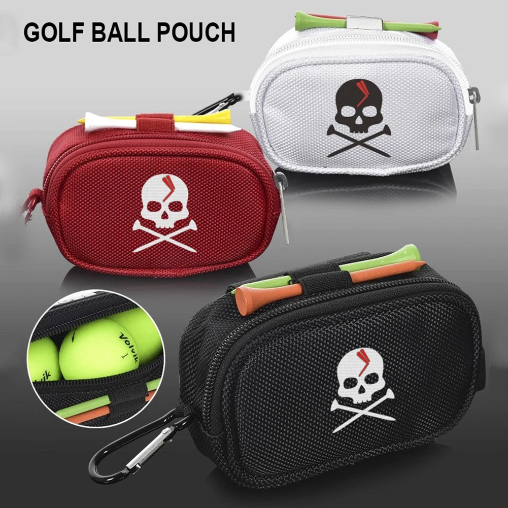 Golf Mini Bag Golf Ball Small Waist Bag Golf Ball Carrying Bags Holder Professional Storage Clip Hook Waistband Pouch Pack