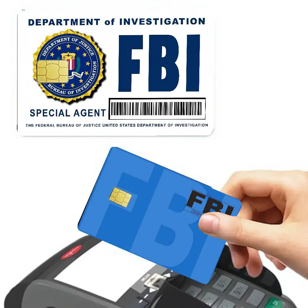America FBI Various Film Skin Sticker Tape For Bank Credit Debit Card Personalized Credit Card Protection Stickers
