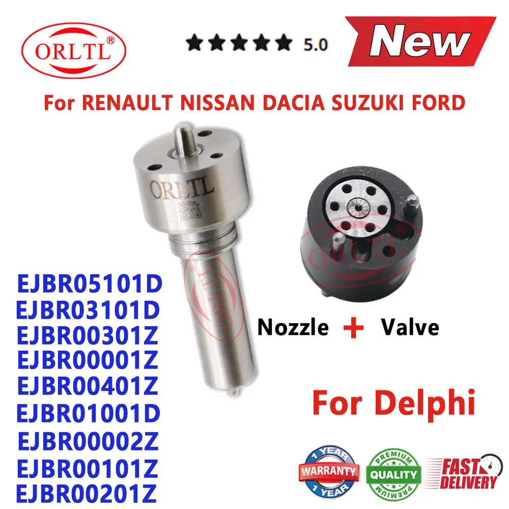 Nozzle and Valve Repair Kits For Injector EJBR05101D EJBR03101D EJBR00301Z EJBR00001Z EJBR00401Z EJBR01001D EJBR00101Z