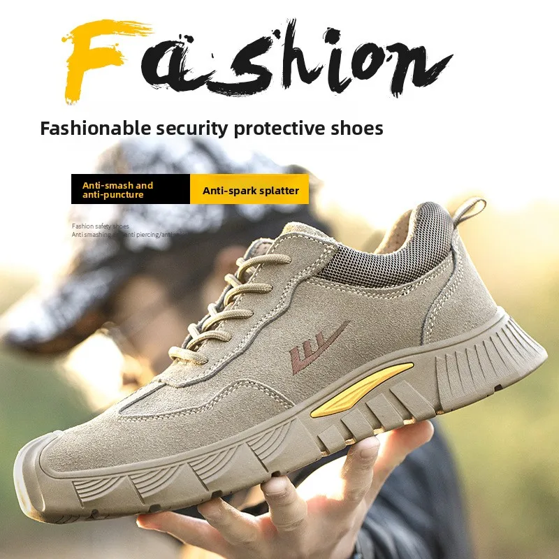 

Labor Insurance Shoes Anti-smashing Anti-piercing Anti-scalding Lightweight Soft Sole Construction Site Insulation and Deodorant