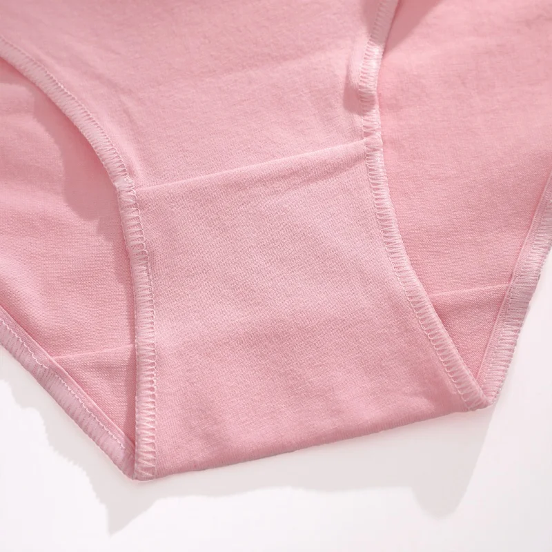 7Pcs Cotton Breathable Panties Women Comfortable Underwear Seamless Low Waist Underpants Fashion Girls Solid Color Sexy Lingerie