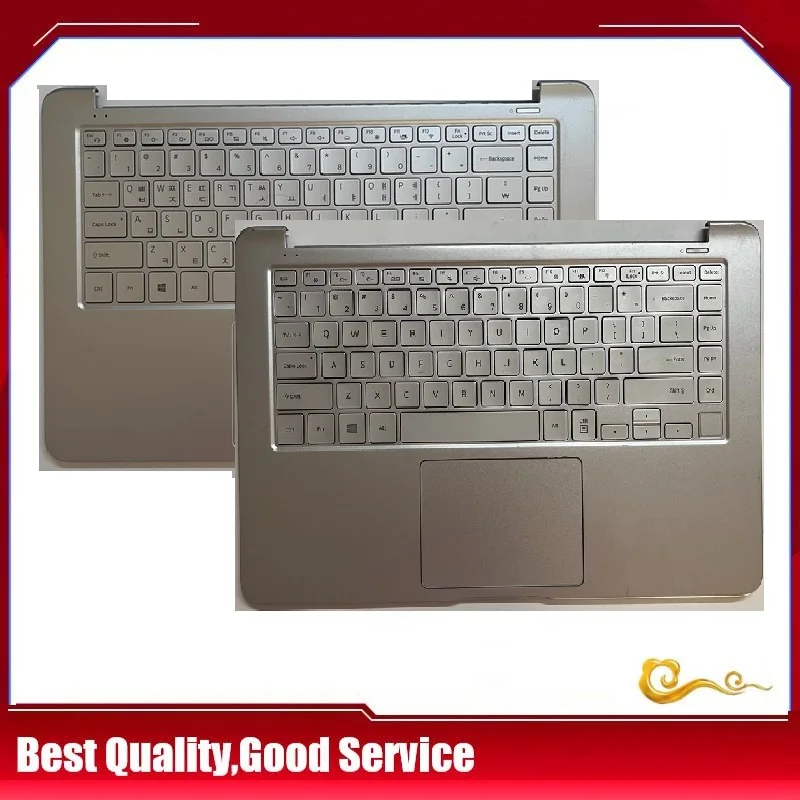 

New keyboard For 15" Samsung NP NT900X5N 900X5T 950XBE 900X5U Palmrest US/Korean keyboard upper cover Touchpad