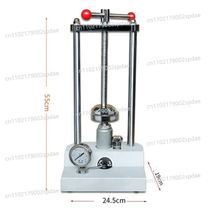 Heavy Duty Hydraulic Dental Press Machine Denture Molding Pressure Equipment For Professional Dental Lab Processing Supplies