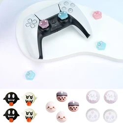 Cute Silicone Thumb Stick Grip Cap Soft Cover For Nintendo Switch Oled NS Lite For Sony PS5 PS4 Pro PS3 Xbox One/360 Series X/S