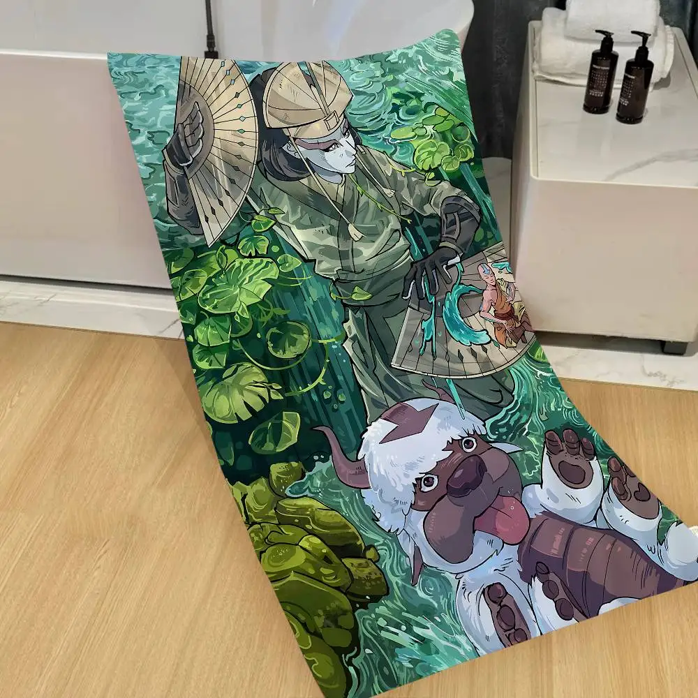 TV Avatar The Last Airbender Microfiber Printed Beach Towel Mountain Climbing Yoga Beach Swimming Running Absorbent Soft Towel