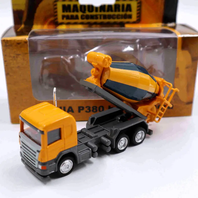 

Diecast Alloy 1:87 Scale Concrete Mixing Roller Engineering Vehicle Model Adult Toy Collection Static Display Ornament Souvenir