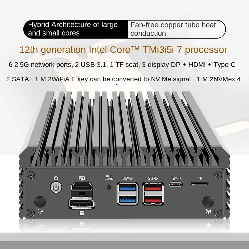 12 Th Generation I3-1215U I5-1235U I7-1265u Mini-Host High-End Soft Routing