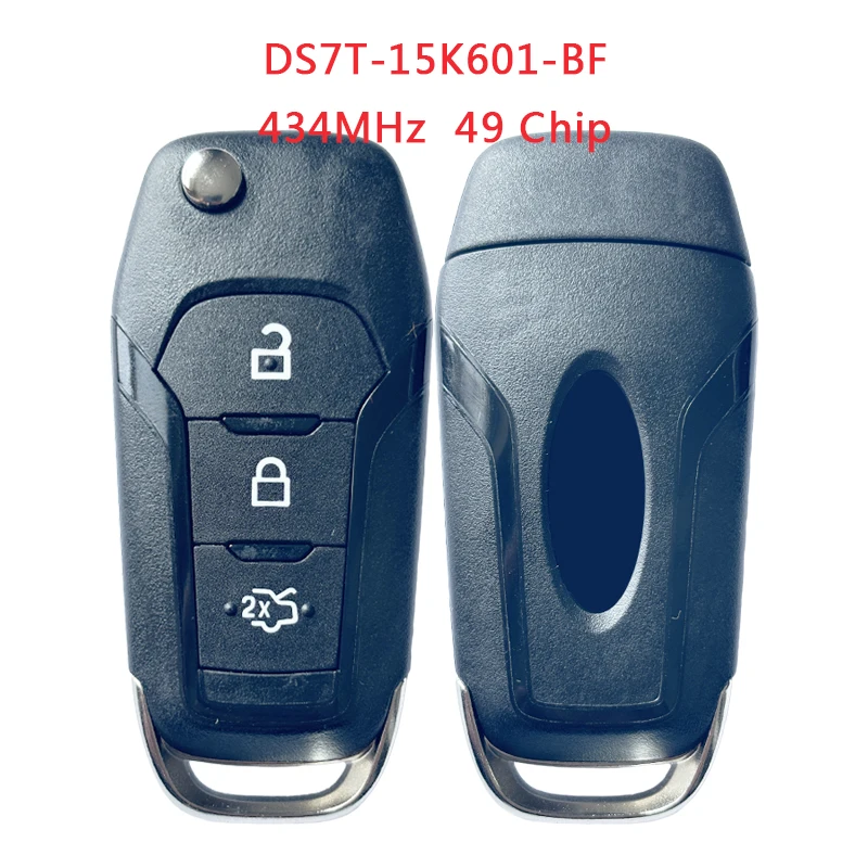 

Оригинальный чип HNKeys DS7T-15K601-BF для Ford Mondeo Fiesta S-Max 2015+, флип-пульт дистанционного управления, 433 МГц ID49