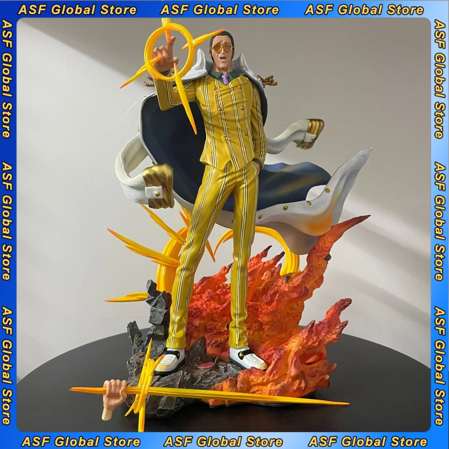 27 centimetri Nuovo One Piece Anime Figura Borsalino Periferico PVC Modello Scena Glow Statua Decorazione Del Desktop Ornamenti Regali Di Compleanno Giocattolo
