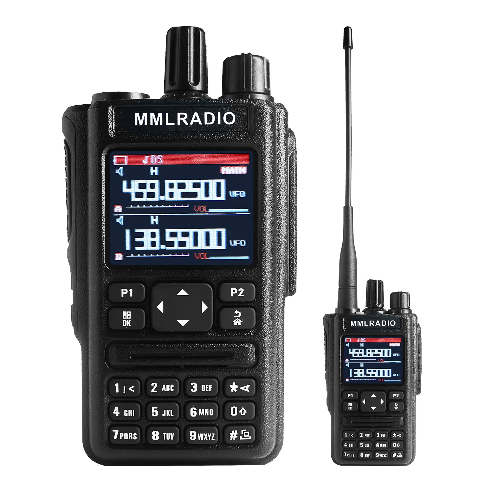 portable  Walkie-Talkie GPS 6 Bands 256CH full Air Band transceiver FRS Ham Two Way Radio device station Walkie Talkie set