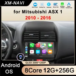 Android 16 Carplay Car Radio for Mitsubishi ASX 1 2010 2011 2012 2013 2014 2015 2016 GPS Multimedia Video Player Stereo 2din DVD
