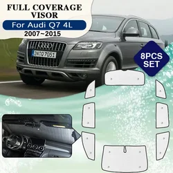 Pełne osłony przeciwsłoneczne do Audi Q7 4L Akcesoria 2007 ~ 2015 Pełna osłona przeciwsłoneczna przedniej szyby 2008 2009 2010 2011 2012 2013