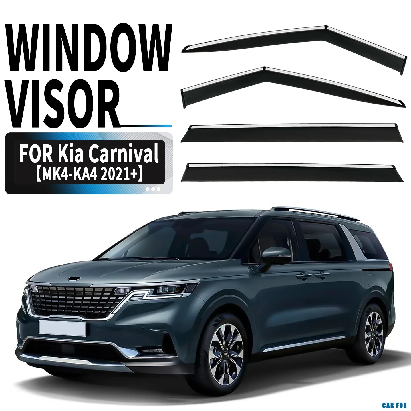 

Suitable for Kia Jiahua rain side window deflector Kia Carnival Window visor