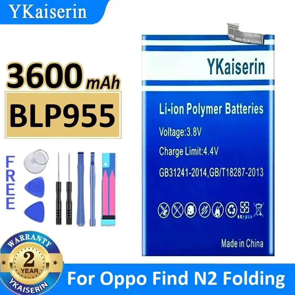 Mobile Phone Battery BLP955 High-Efficiency 3600mAh For Oppo Find N2 Folding